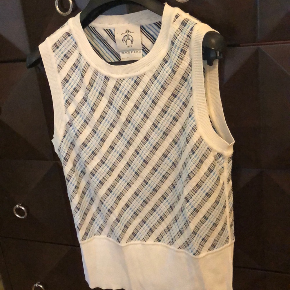 Knit vest.  Exclusive Brooks Brothers